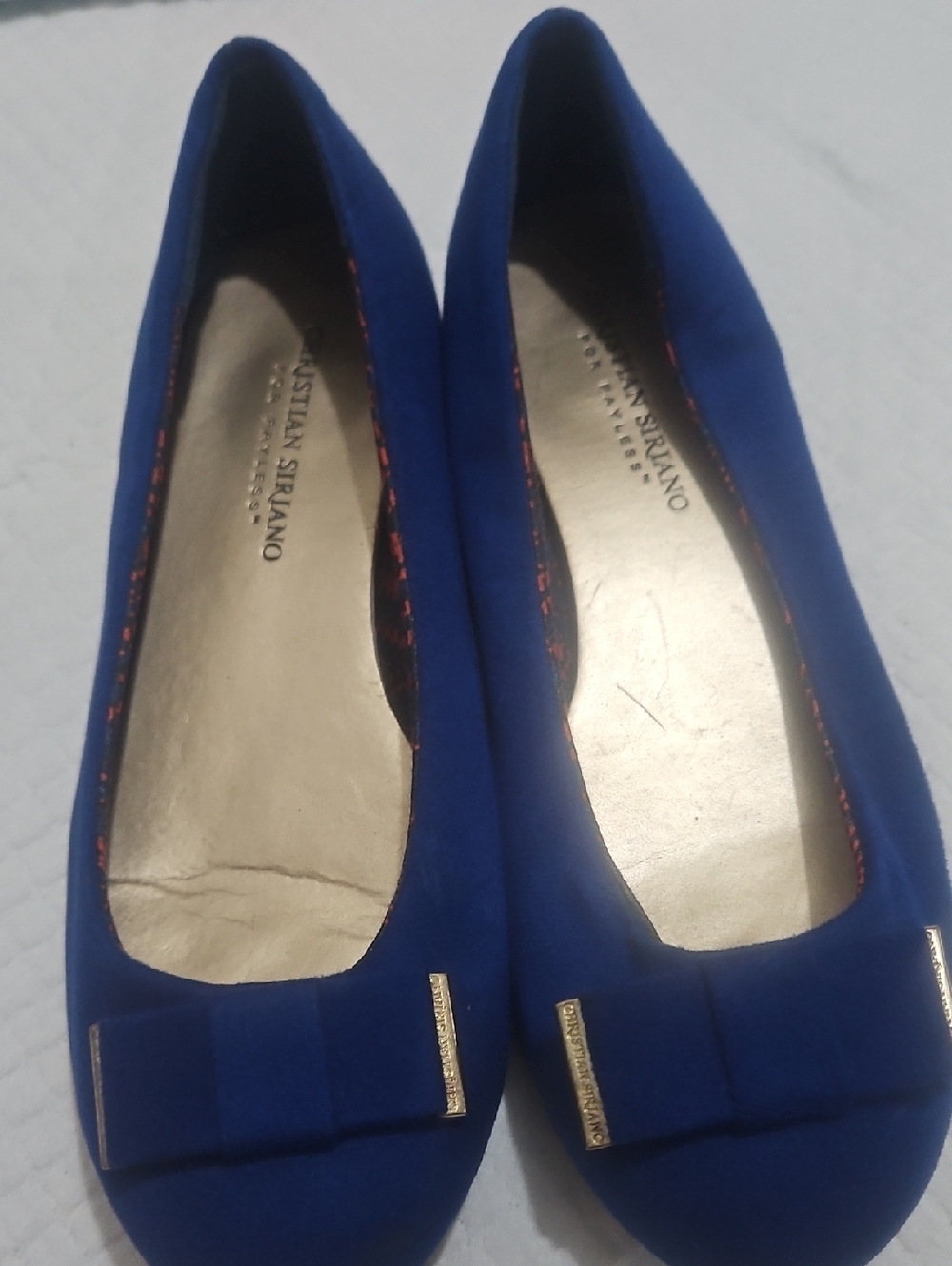 Christian Siriano Royal Blue Women's Ballet Flats Sz 7.5W